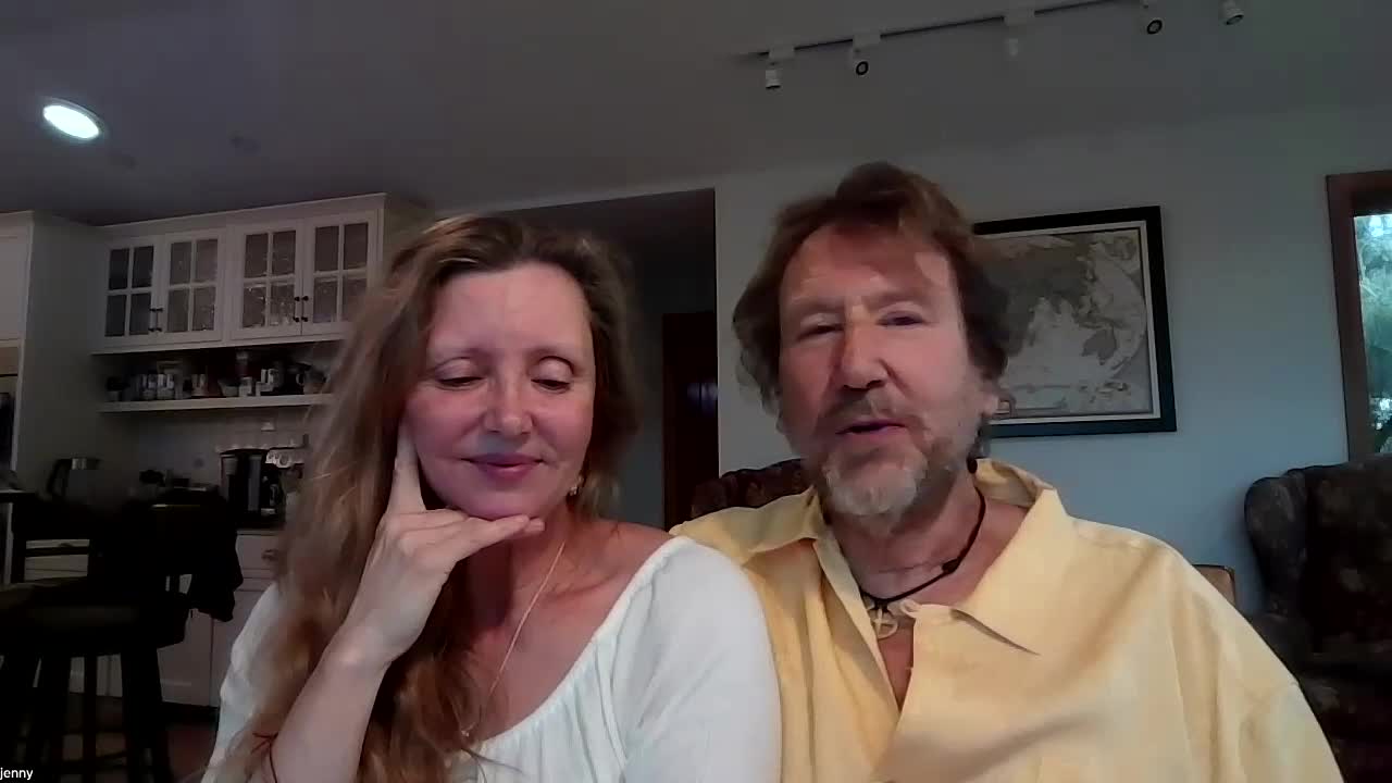 Steve and Jenny talking about the retreat